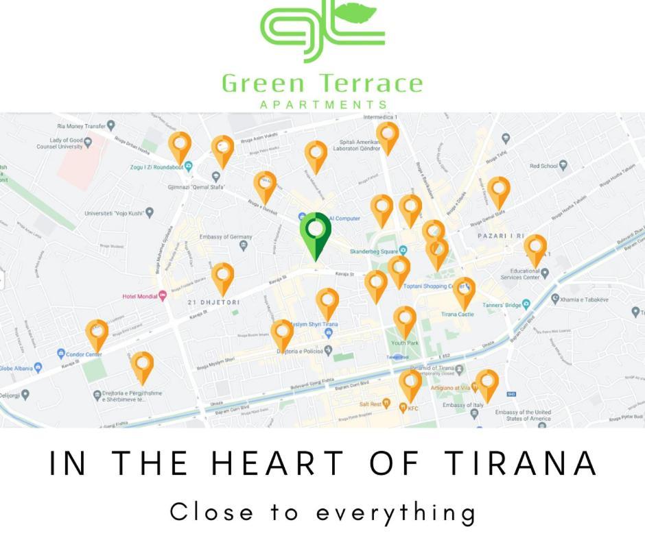Green Terrace Apartment 4 Τίρανα Εξωτερικό φωτογραφία